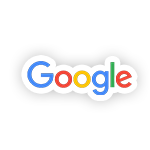 custom Google logo stickers