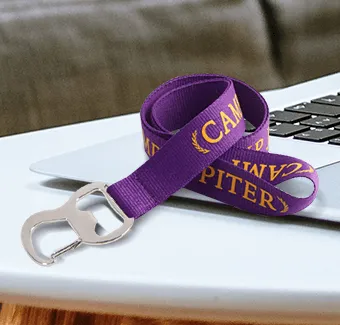 Bottle Opener Polyester Lanyards