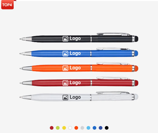 personalized click action company pen