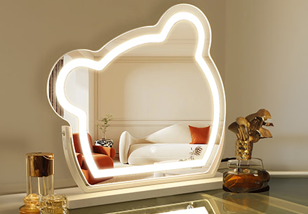 led mirror bedroom