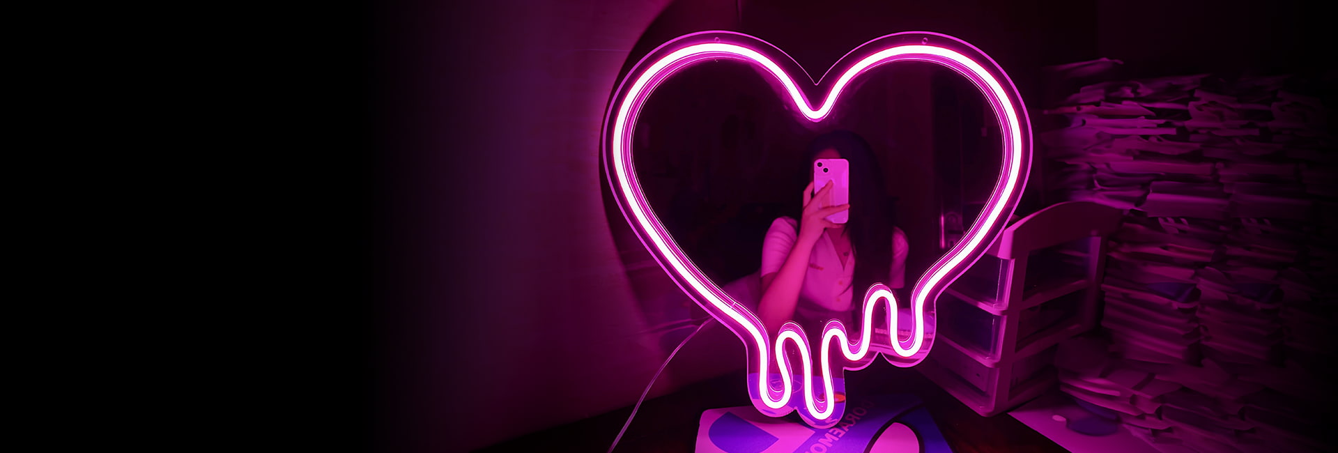 personalized mirror neon signs