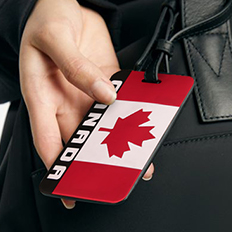 Custom Canada PVC Luggage Tag