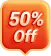 50% off