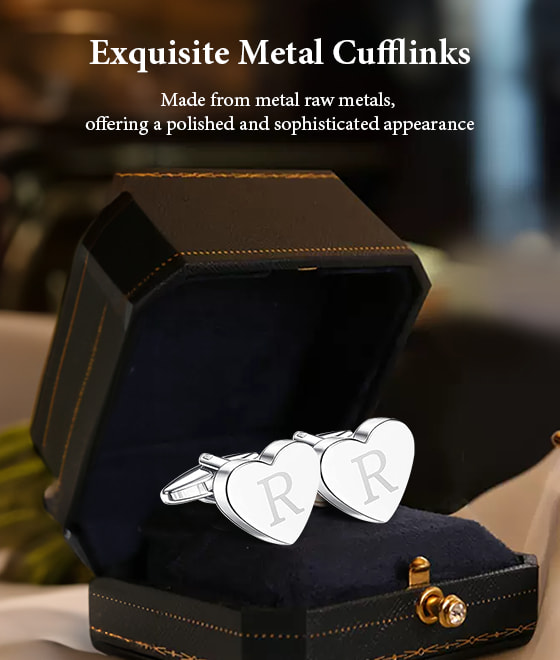exquisite metal cufflinks