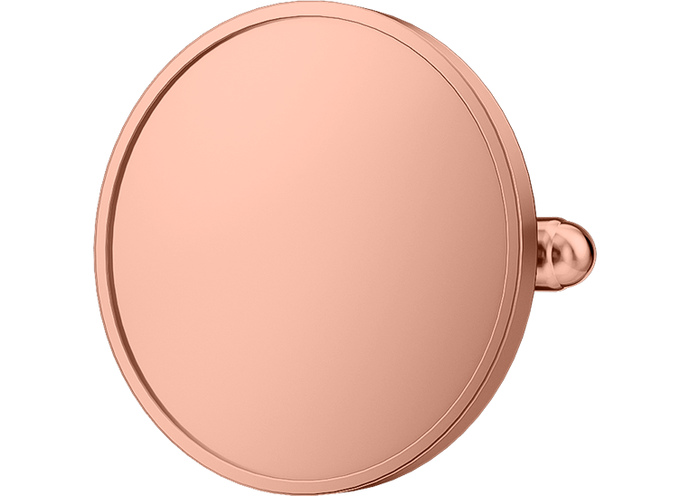 copper photo wedding cufflinks