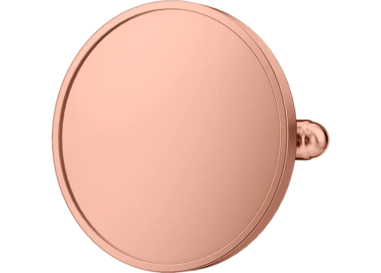 copper photo wedding cufflinks