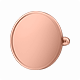 copper photo wedding cufflinks