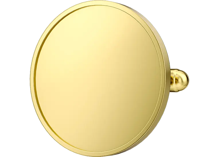 gold photo wedding cufflinks