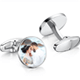 custom photo wedding cufflinks