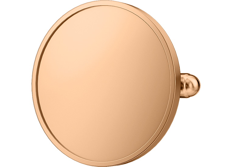rose gold photo wedding cufflinks