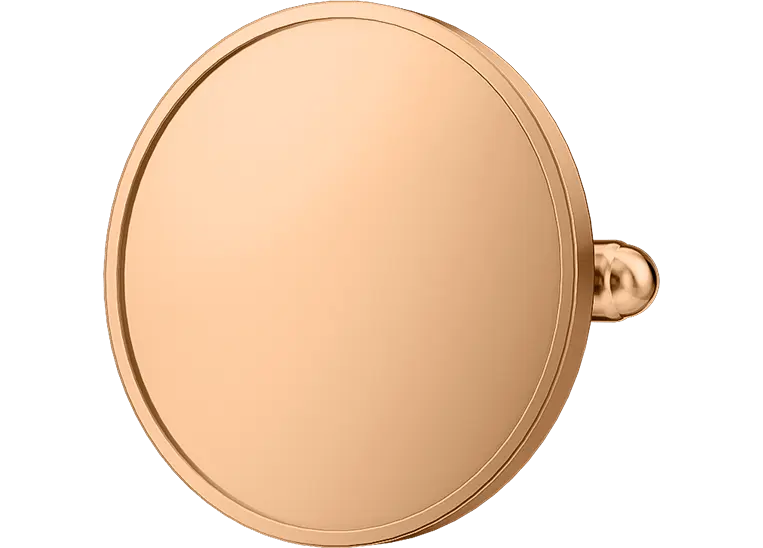 rose gold photo wedding cufflinks