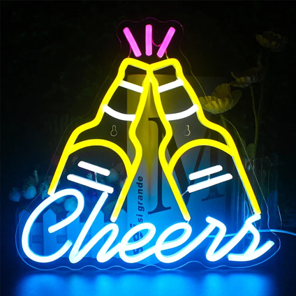 cheers bar neon sign