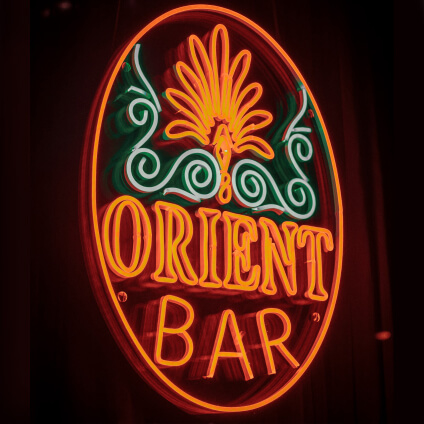 orient bar neon sign