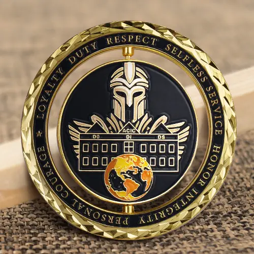 The U.S. Army Counterintelligence Command Spinner Coins	