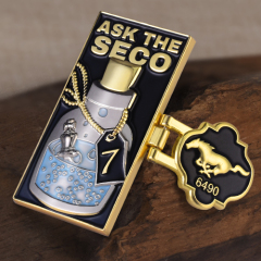 Ask The Seco Navy Challenge Coin 