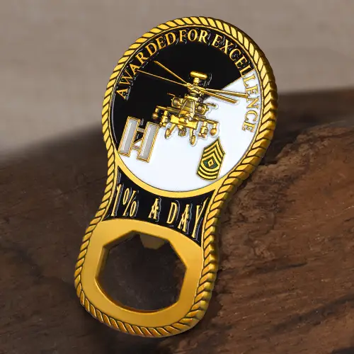 Army Bottle Opener Challenge Coins