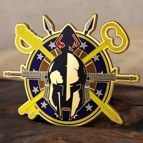 Spartan Military Challenge Coins