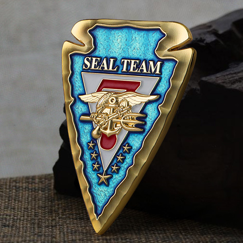 Seal Team Enamel Challenge Coins