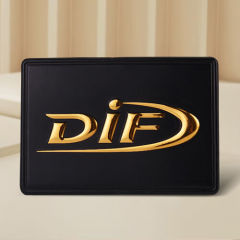 DiF Logo One Color TPU Patches  No Minimum