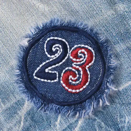 Digital Tassel Custom Denim Patches