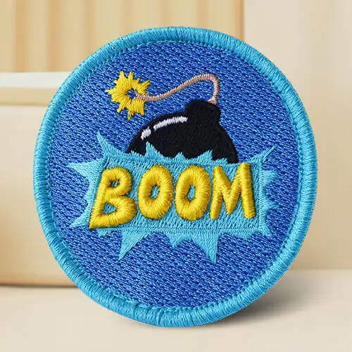 Explosion Style 3D Embroidered Patches