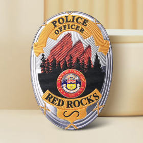 Police Officer Full Color TPU Patches