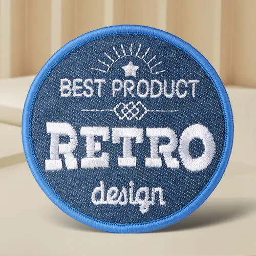 Retro Design Denim Custom Patches