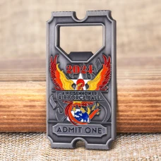 Air Force Ball Admission Ticket Bottle Opener Coins Air Force Ball Admission Ticket Bottle Opener Coins