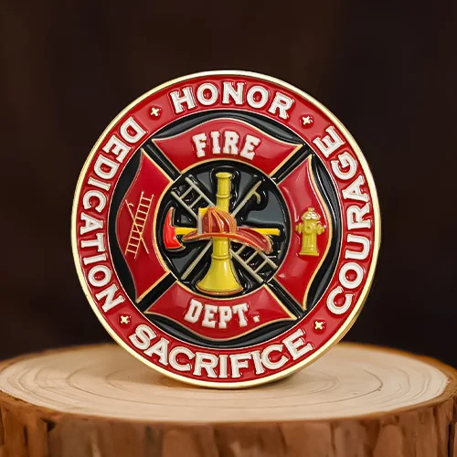 Courage & Sacrifice Firefighter Coin