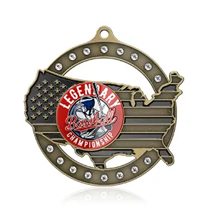 2.5-3 inches <br/> America Sports Medal