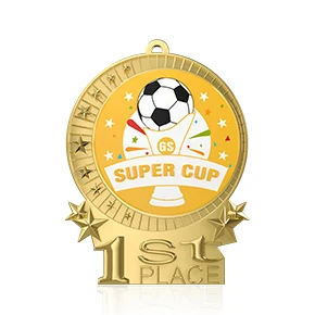 2.5-3 inches First Super Cup Medal