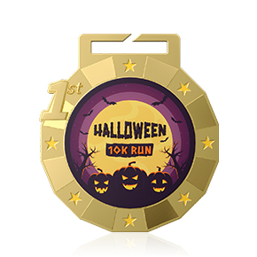 Halloween Polygon Medal