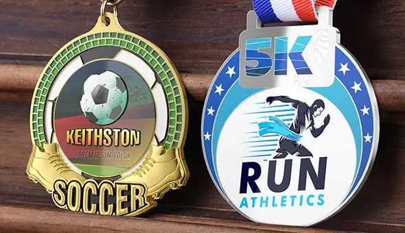 UV Printed Rush Medals