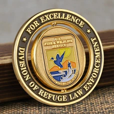 Law Enforcement Excellence Rotating Coins Law Enforcement Excellence Rotating Coins