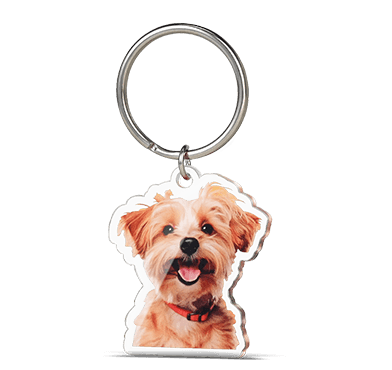 custom acrylic dog keychains