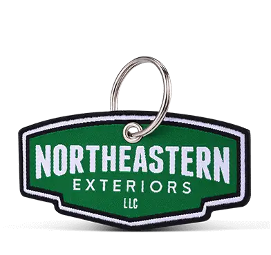 custom embroidered logo keychains
