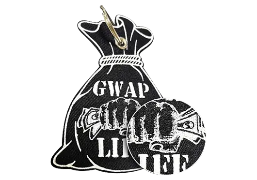 Embroidered Keychains Embroidered Keychains