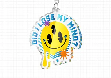 Standard acrylic keychians style Standard acrylic keychians style