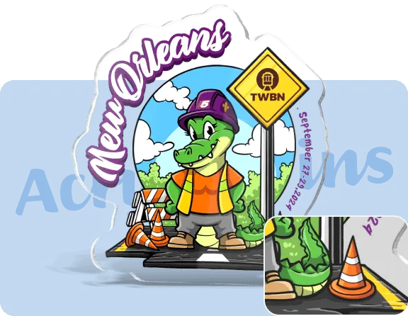 Custom Acrylic Lapel Pins