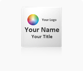 square-plastic-name-tag