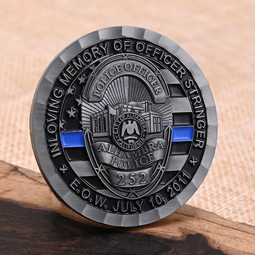 Alhambra Police Challenge Coins