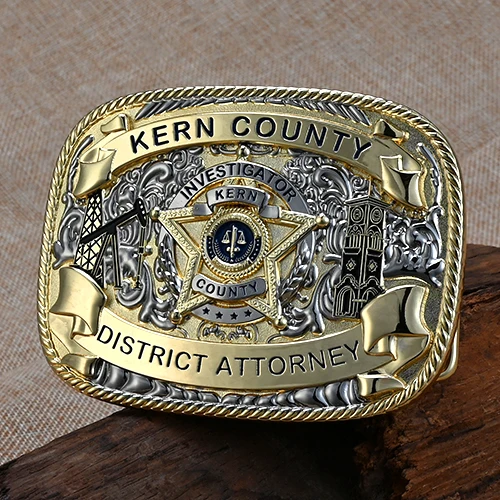 Custom Investigator Belt Buckles