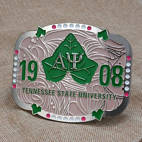 Custom TSU ΑΨ Belt Buckles