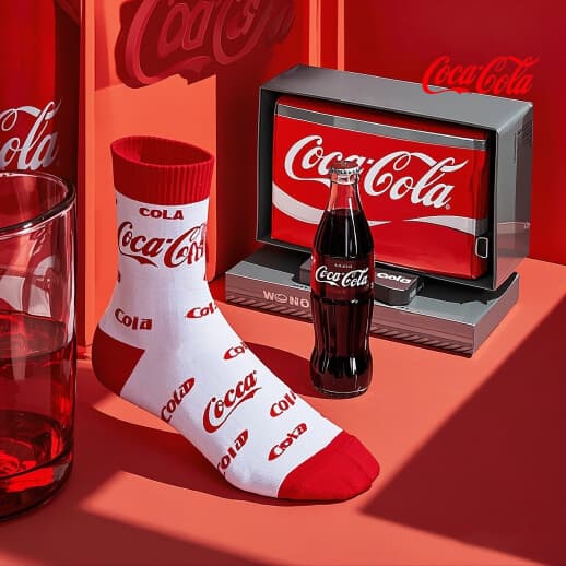 Coca-Cola Custom Sock