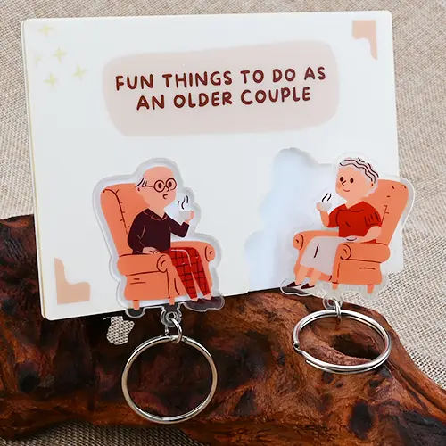Fun Things For Older Couple Acrylic Keychains