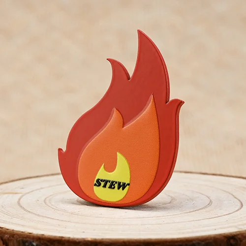 Burning Flame Lapel Pins