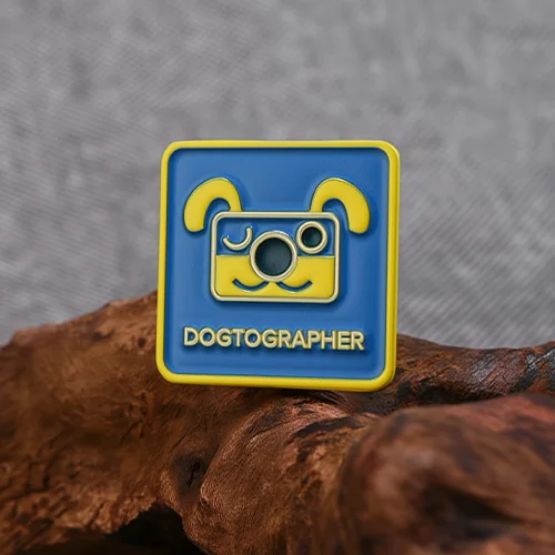 Puppy Camera Lapel Pins