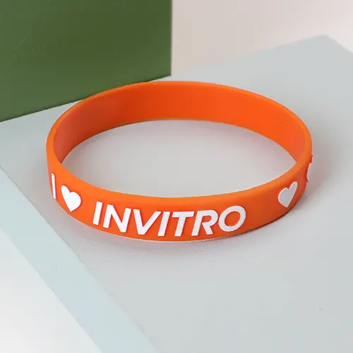 I Love Invitro Customized Wristbands