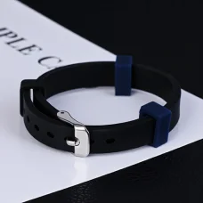 Adjustable Black & Navy-blue Wristbands
