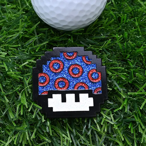 Custom Mushroom  Golf Ball Markers